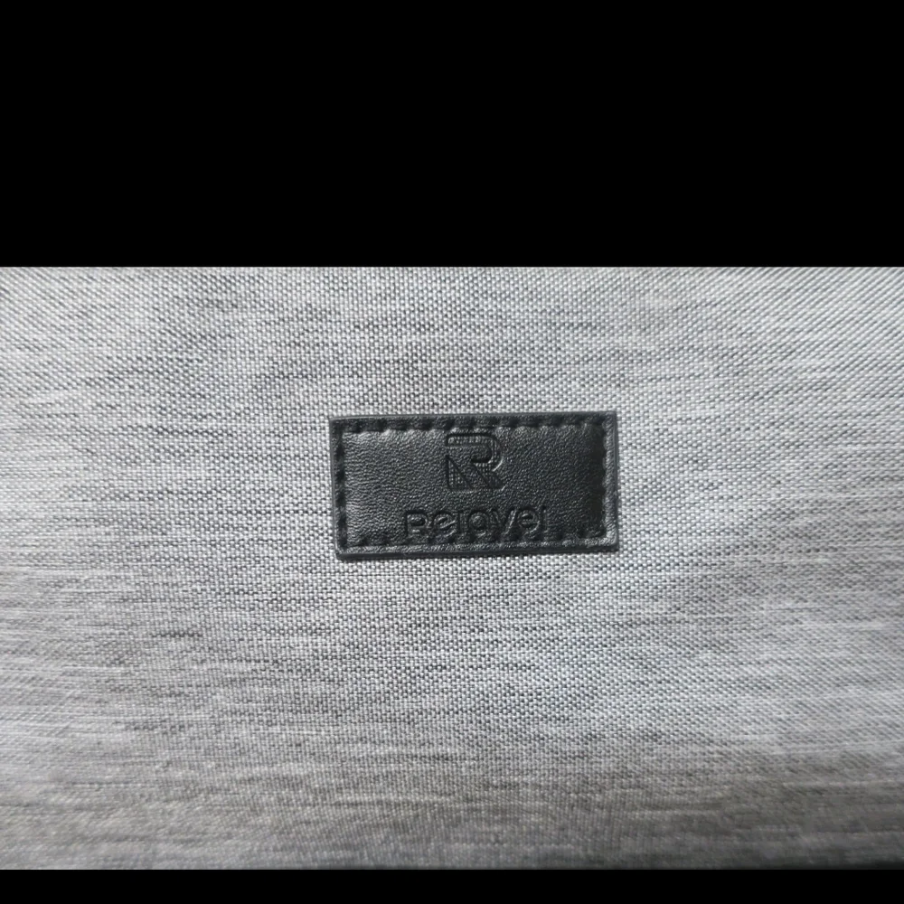 Gray and Black Work Tote
